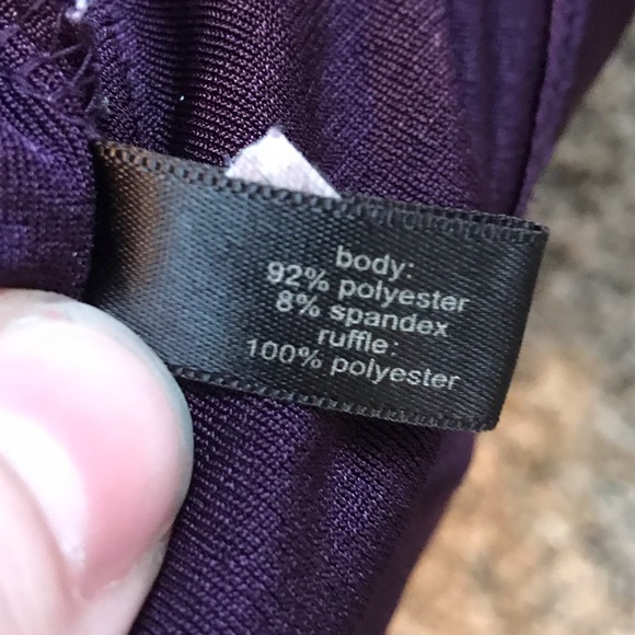 Purple Ruffled Top - Picture 3 of 5